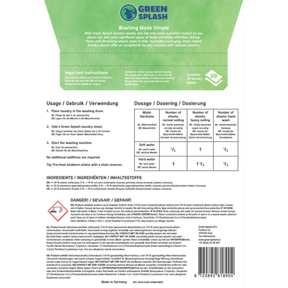 Wasstrips Fresh Breeze: Achterkant